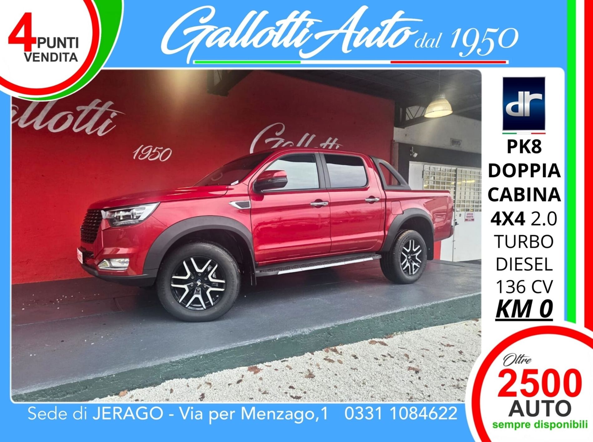 2.0 turbo diesel 4x4 136cv + IVA - Gallotti Auto